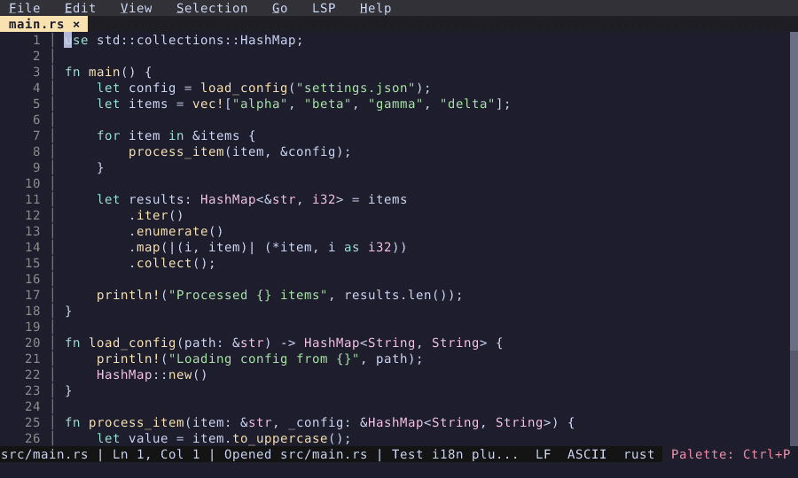 Vertical Rulers demo
