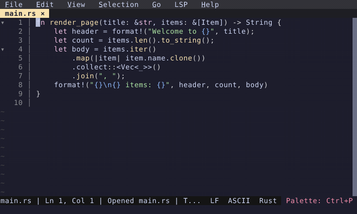 Surround Selection demo